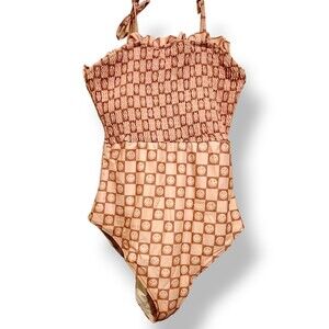 AZIEL & LUCA Smileys Swimsuit Pink One 1 Piece , Size XL